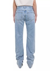 Helmut Lang Washed Straight-Leg Jeans