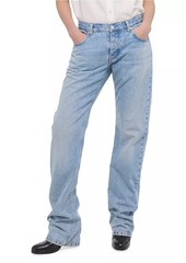 Helmut Lang Washed Straight-Leg Jeans