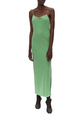 Helmut Lang Back Knot Maxi Dress in Radiated Green at Nordstrom