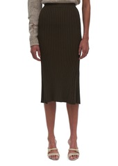 Helmut Lang Slash Rib Skirt