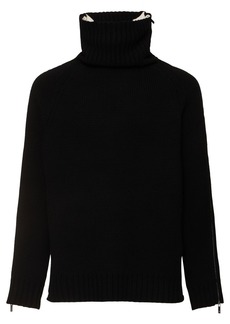 Helmut Lang Wool & Cashmere Knit Turtleneck Sweater