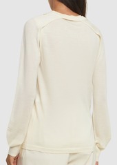 Helmut Lang Wool & Silk Knit Shrug