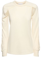 Helmut Lang Wool & Silk Knit Shrug