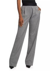 Helmut Lang Wool-Blend Pull-On Suiting Trousers