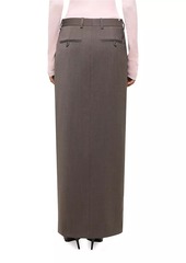 Helmut Lang Wool Maxi Skirt