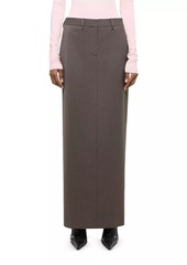 Helmut Lang Wool Maxi Skirt