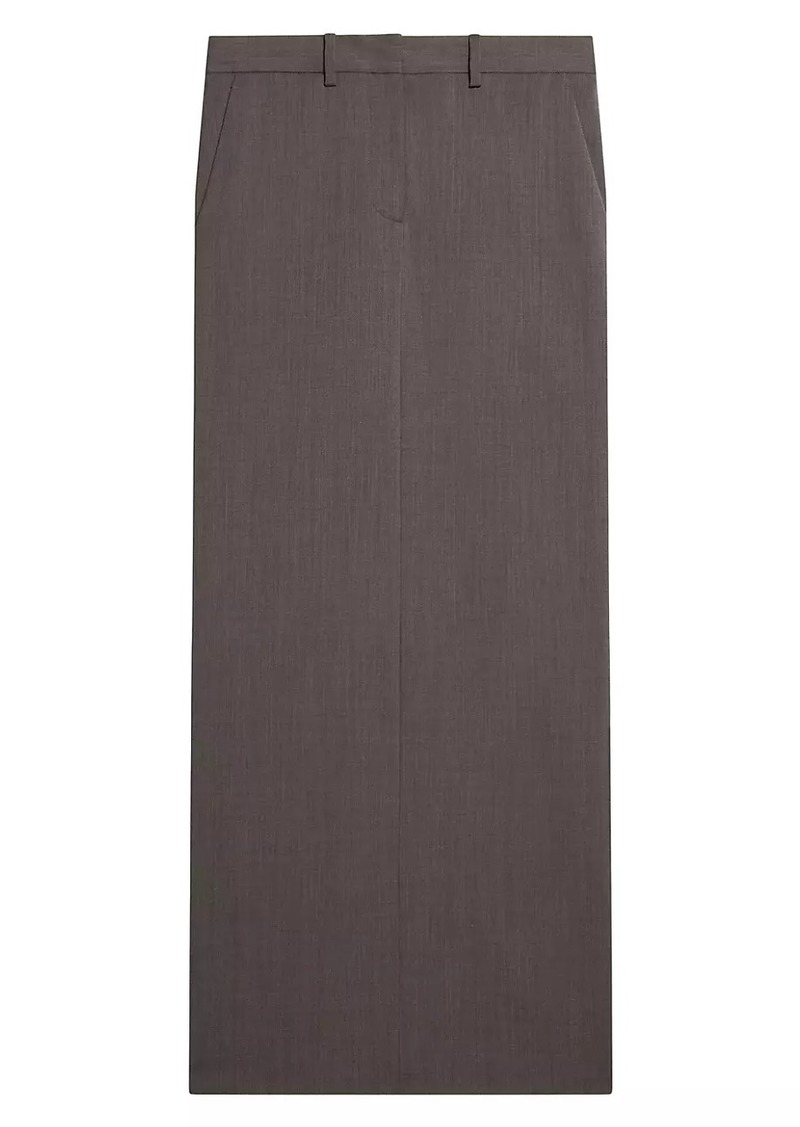 Helmut Lang Wool Maxi Skirt