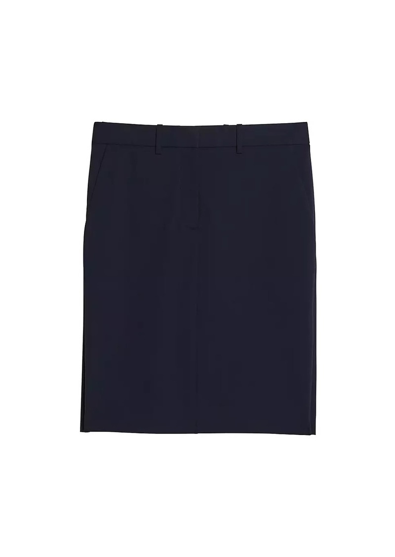 Helmut Lang Wool Pencil Skirt