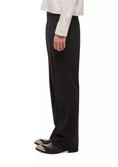 Helmut Lang Wool Relaxed Straight-Leg Trousers