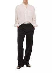 Helmut Lang Wool Relaxed Straight-Leg Trousers