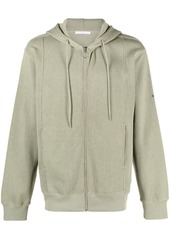 Helmut Lang zip-up drawstring hoodie