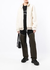 Helmut Lang zip-up fleece sweatshirt