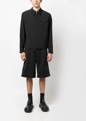 Helmut Lang zip-up tailored shirt jacket