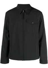 Helmut Lang zip-up tailored shirt jacket