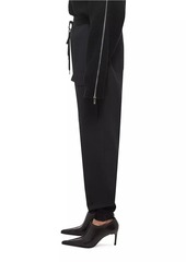 Helmut Lang Zoot Drawstring Tapered Pants