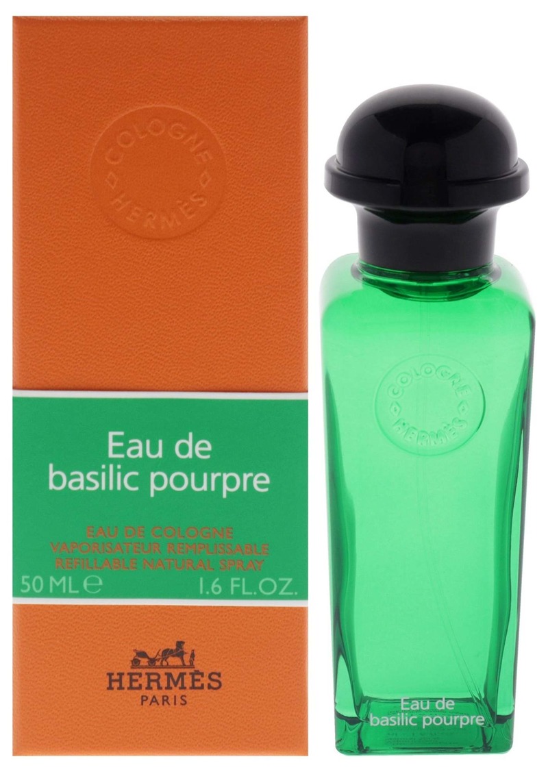 Eau de Basilic Pourpre by Hermes for Women - 1.6 oz EDC Spray (Refillable)