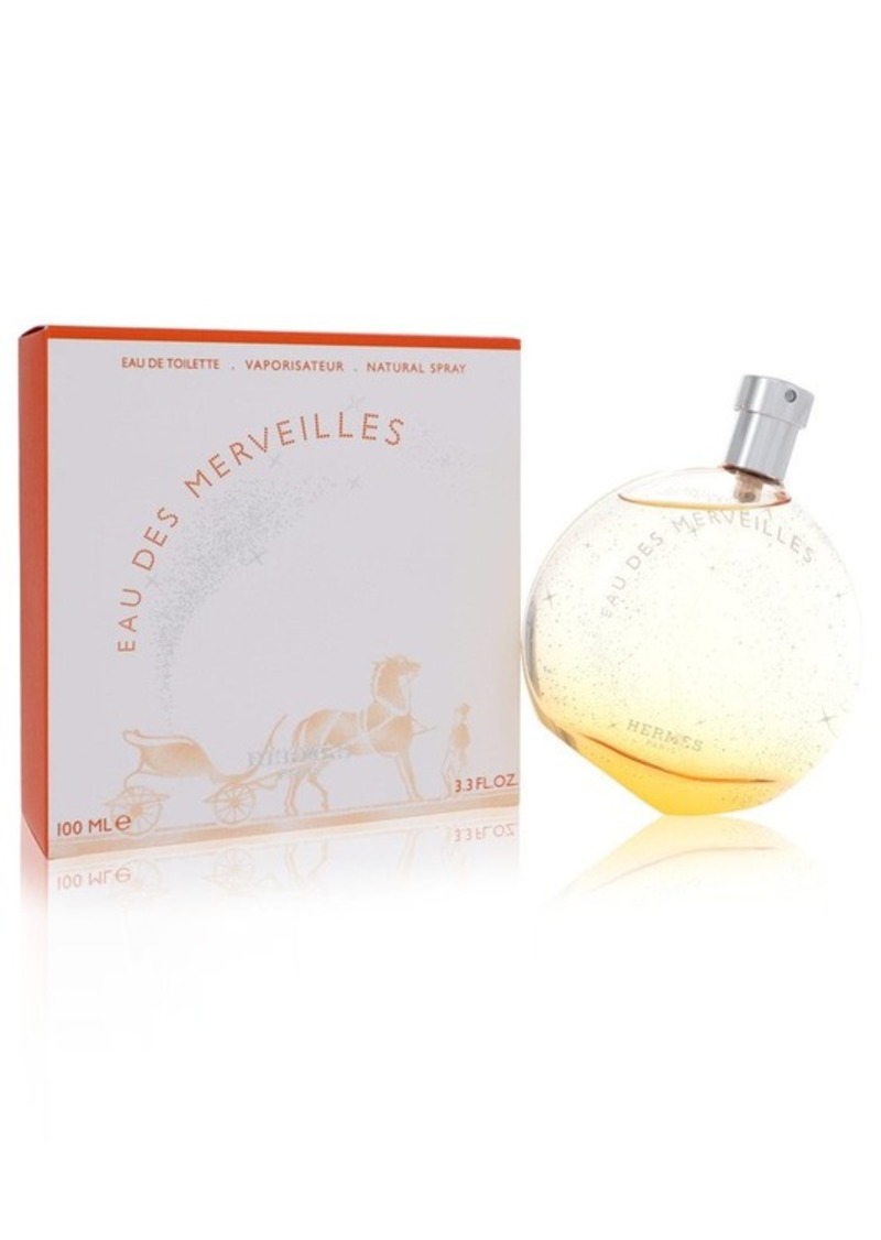 Eau Des Merveilles by Hermes Eau De Toilette Spray 3.4 oz Women