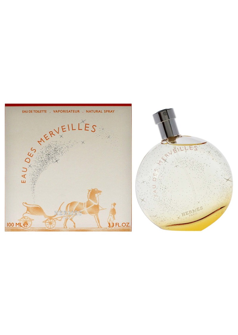 Eau Des Merveilles by Hermes for Women - 3.3 oz EDT Spray