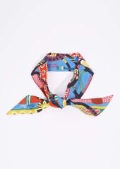 Hermes Twilly Scarf Multi Coloured Pattern Silk