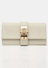 Hermes Hermès Gris Perle Swift Leather Medor Clutch 23