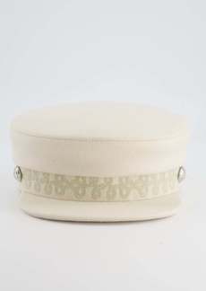 Hermes Hermès OffWool Cabourg En Finesse Cap With Silver Hardware