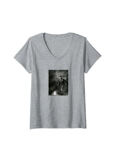Womens Hermes God - V-Neck T-Shirt