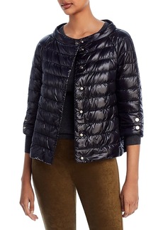 Herno Cropped Down Puffer Jacket