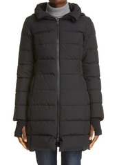 Herno Laminar Water Repellent Hooded Down Puffer Coat in Black at Nordstrom