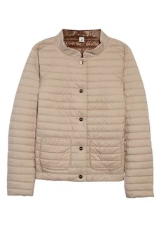 Herno Reversible Water Repellent Down Puffer Jacket in 1981/Champagne/Mocha at Nordstrom
