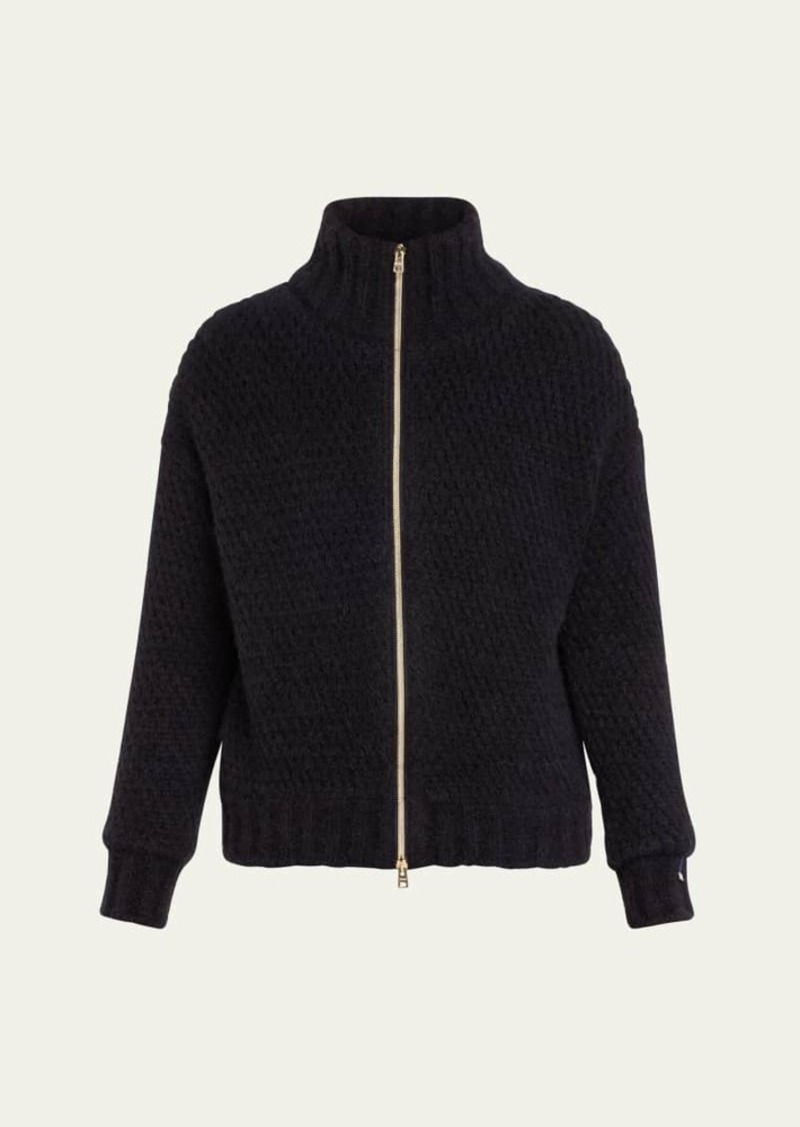 Herno Wool Zip-Front Cardigan