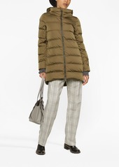 Herno hooded feather-down coat