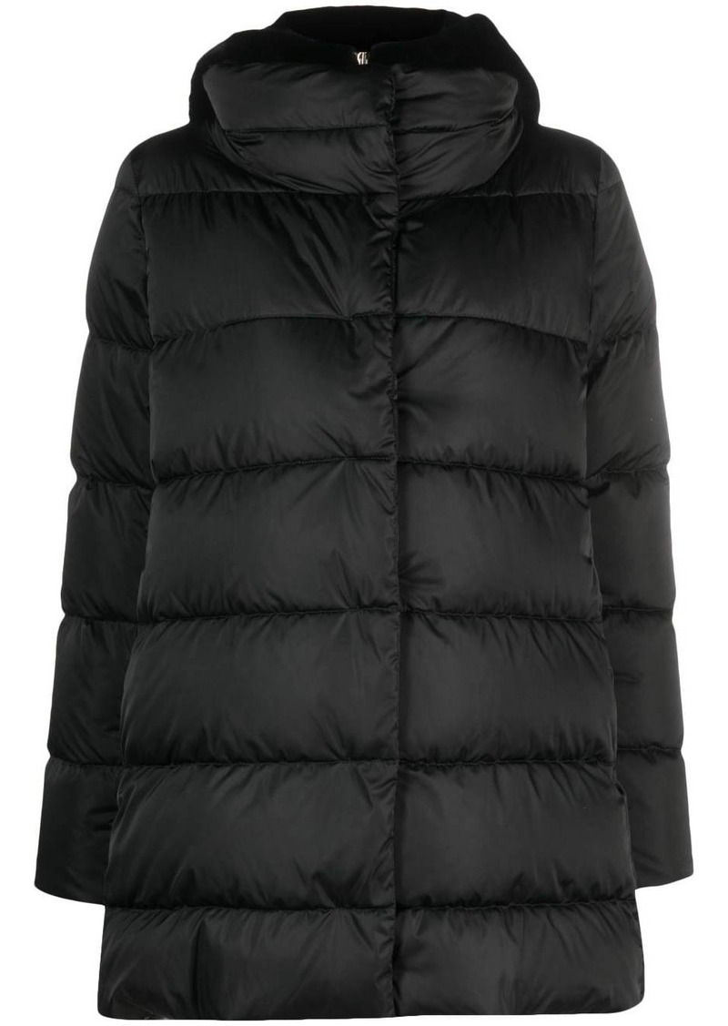 Herno hooded quilted coat