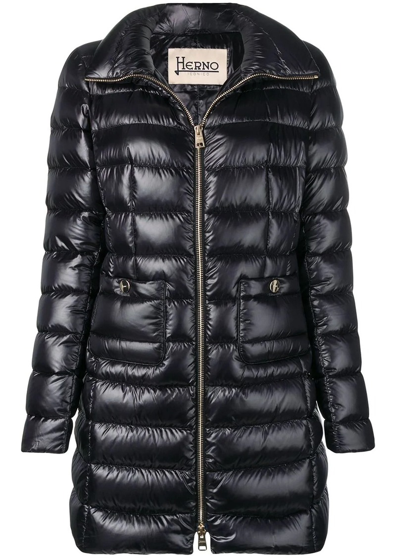 Herno mid-length puffer jacket