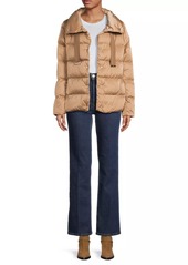 Herno Sateen Drawstring Down Puffer Jacket