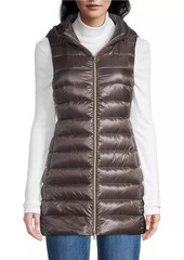 Herno Serena Hooded Shell Puffer Vest