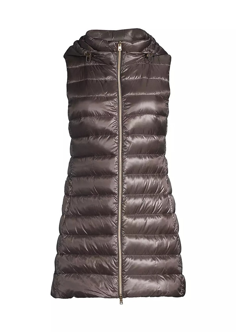 Herno Serena Hooded Shell Puffer Vest