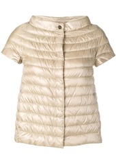 Herno short-sleeve feather down jacket
