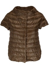 Herno short-sleeve quilted down jacket