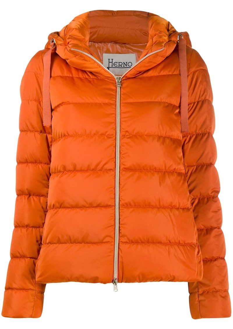 Herno zip-front puffer jacket