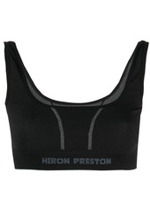 Heron Preston actvie logo-print sports bra