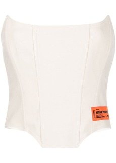 Heron Preston bustier-style strapless top