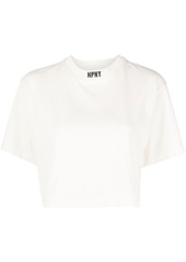 Heron Preston embroidered-logo cropped T-shirt