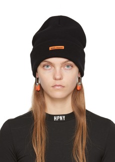 Heron Preston Black Classic Beanie