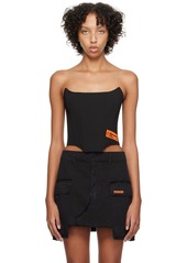 Heron Preston Black Patch Tank Top