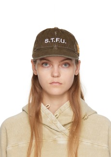 Heron Preston Brown 'STFU' Cap