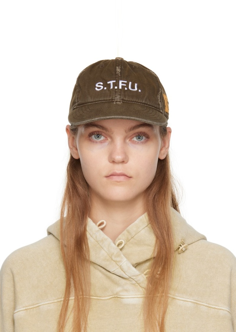 Heron Preston Brown 'STFU' Cap