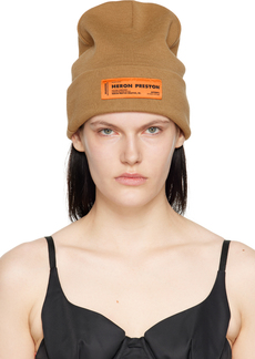 Heron Preston Brown Style Beanie