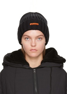 Heron Preston Gray Rib Beanie