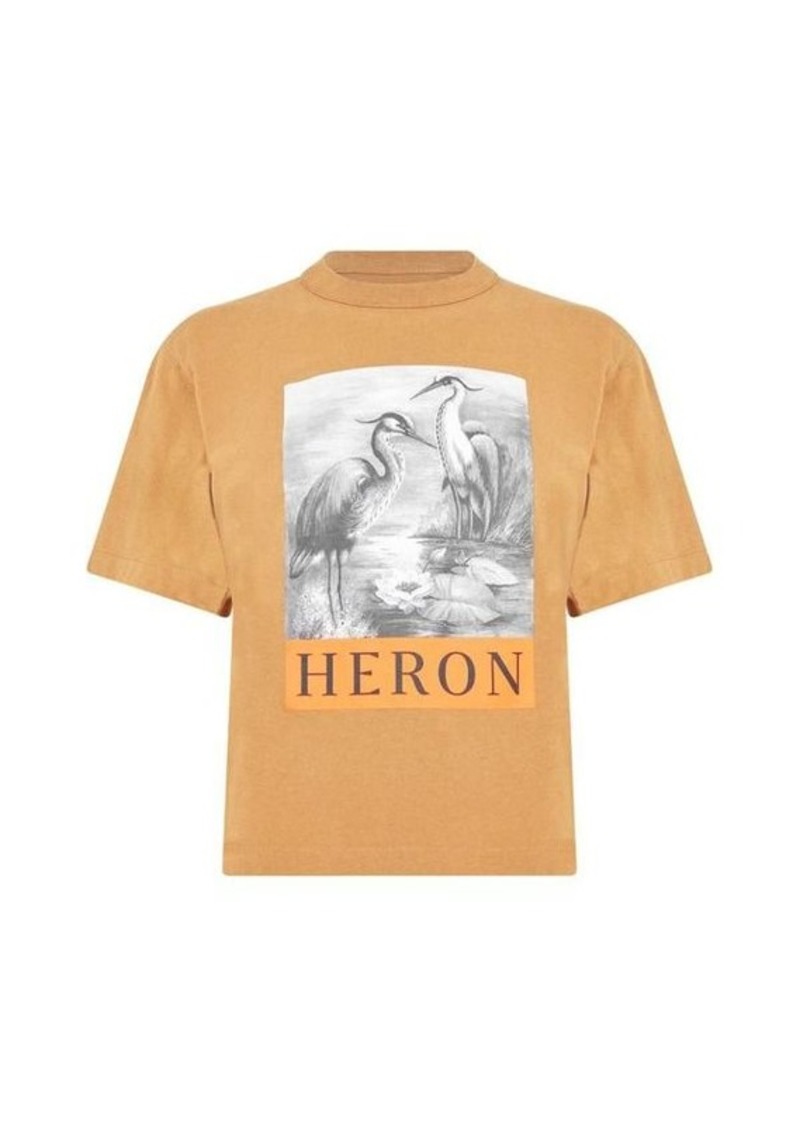 HERON PRESTON Herons BW Logo T-Shirt