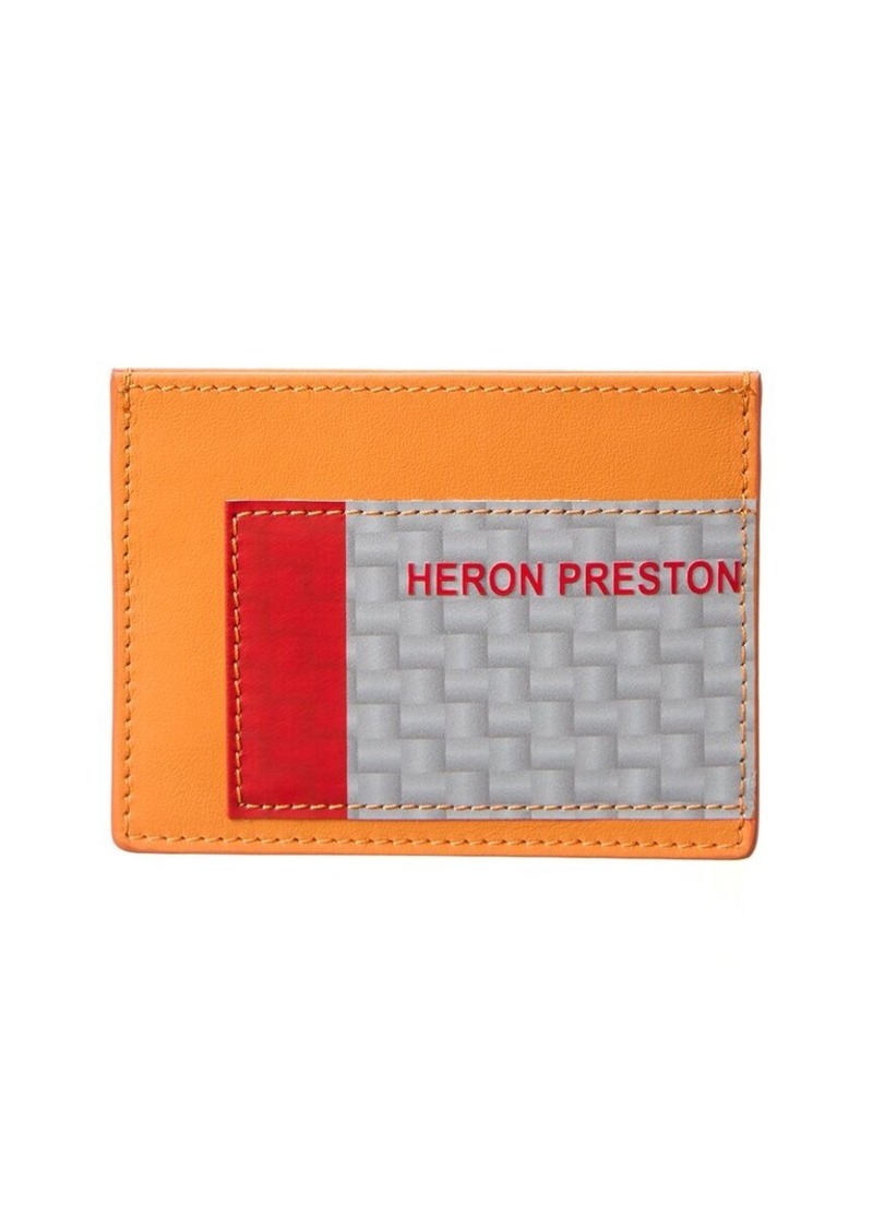 Heron Preston HP Tape Leather Card Case
